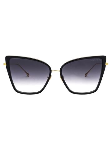 Dita Sunbird Sunglasses in black / gold / grey / clear