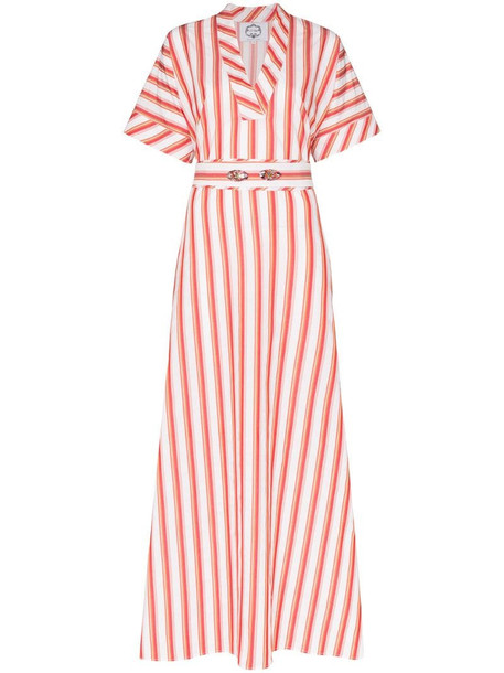 Evi Grintela striped v-neck maxi dress