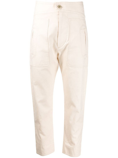 Isabel Marant Étoile cropped Raluni pants in neutrals