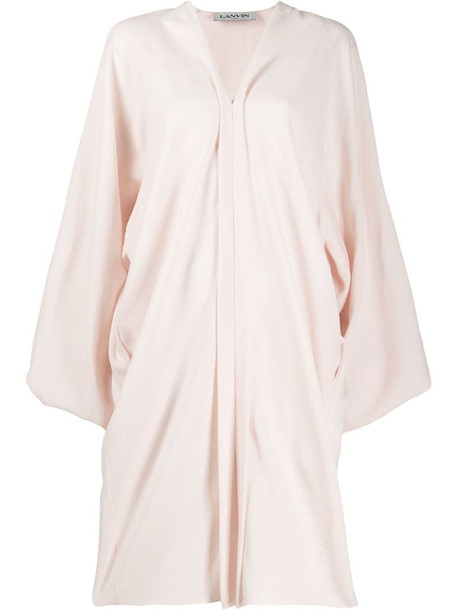 LANVIN puff sleeve dress in pink