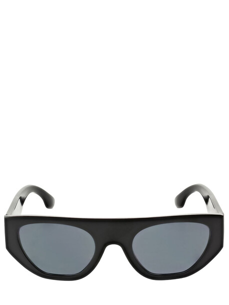 GIUSEPPE DI MORABITO Squared Oversize Acetate Sunglasses in black / grey