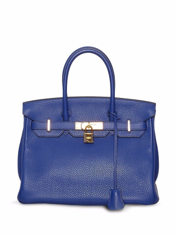 hermès 1945 pre-owned birkin 30 handbag - blue