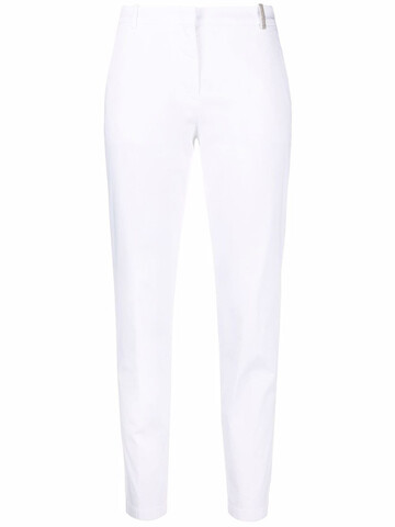 fabiana filippi tapered tailored trousers - white
