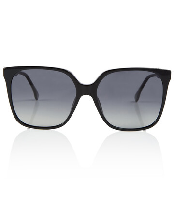 fendi square acetate sunglasses in black