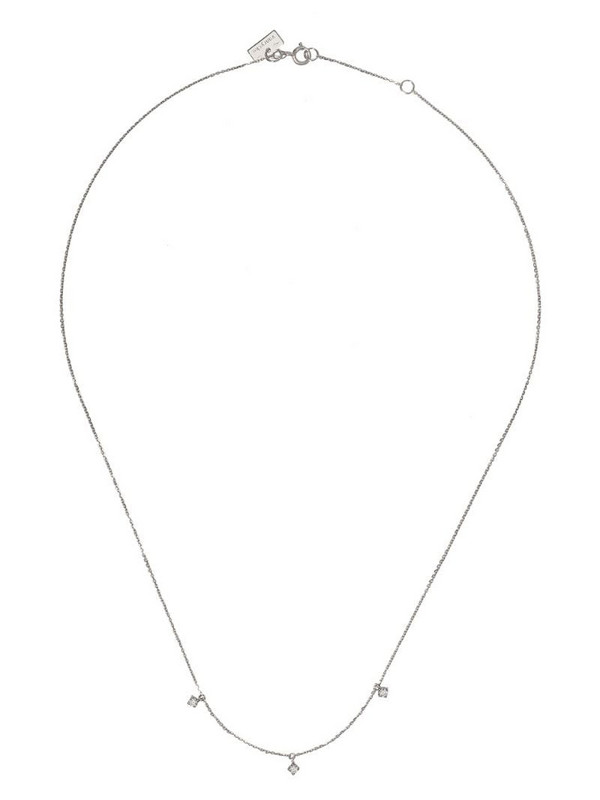 Vanrycke 18kt white gold diamond Stardust necklace in silver