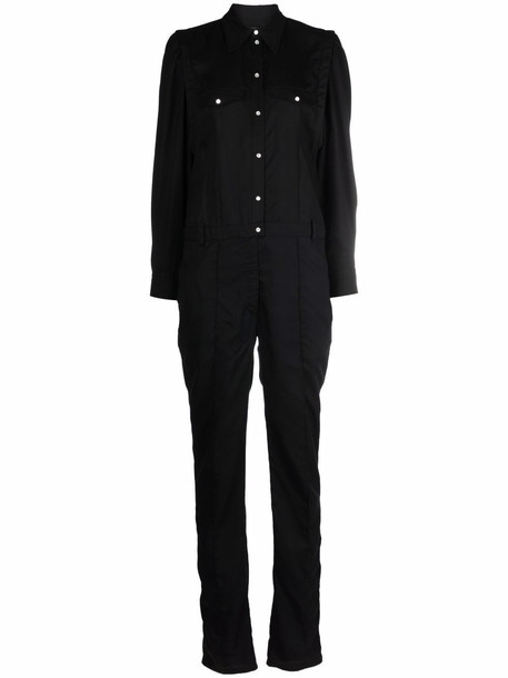 Isabel Marant long-sleeved lyocell jumpsuit - Black