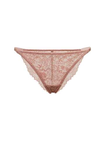 UNDERPROTECTION Amyup Lace Briefs in pink