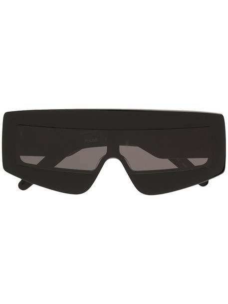 Rick Owens shield sunglasses - Black