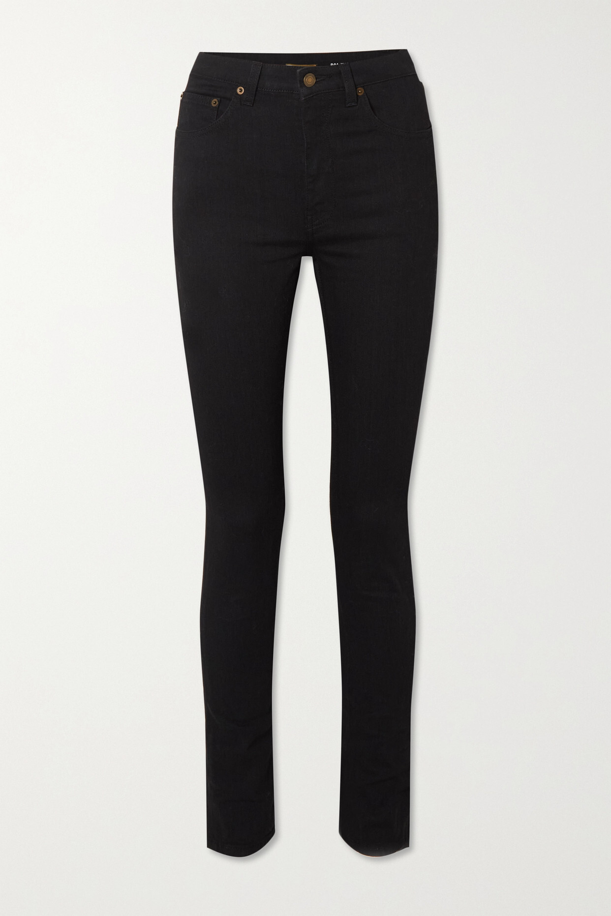 SAINT LAURENT - High-rise Skinny Jeans - Black