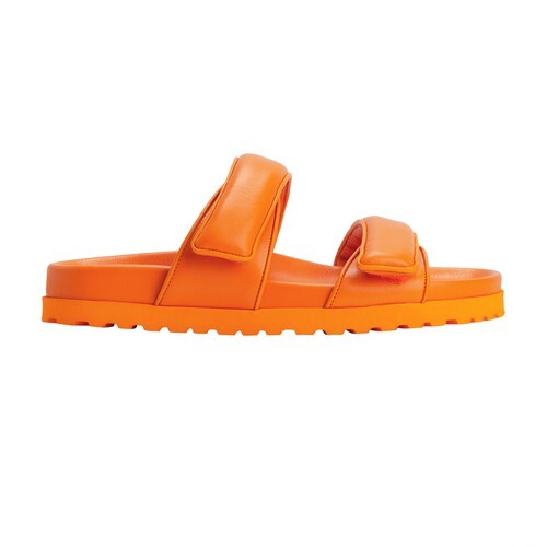 Giaborghini x Pernille Teisbaek - Velcro sandals in orange
