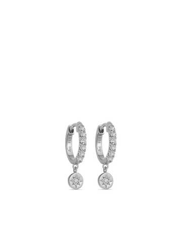 astley clarke polaris sapphire drop earrings - silver
