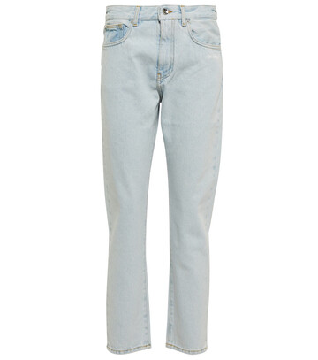 Off-White High-rise slim jeans in blue
