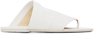 marsèll white arsella sandals in bianco