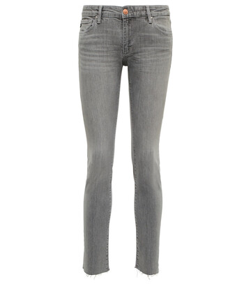 Ag Jeans Prima mid-rise skinny jeans in grey