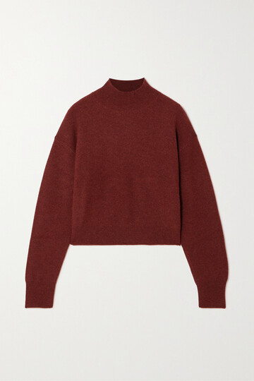 le kasha - baleari organic cashmere sweater - red