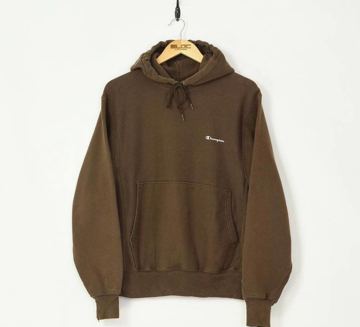 sweater, brown, hoodie, champion, pockets, hooded jacket, cotton ...