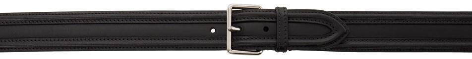 ALAÏA Black Heart Box Leather Belt