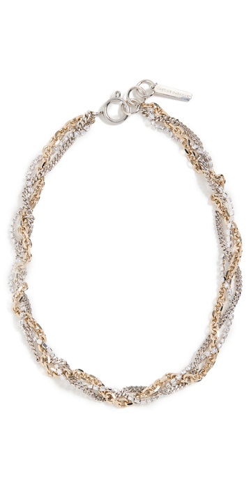 Justine Clenquet Lily Choker in gold