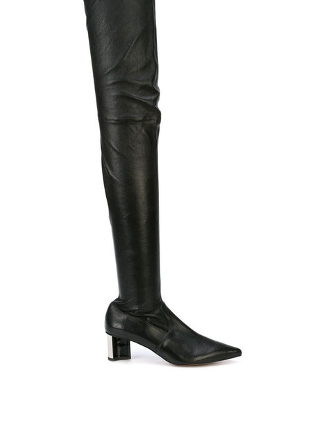 Clergerie thigh-length boots in black