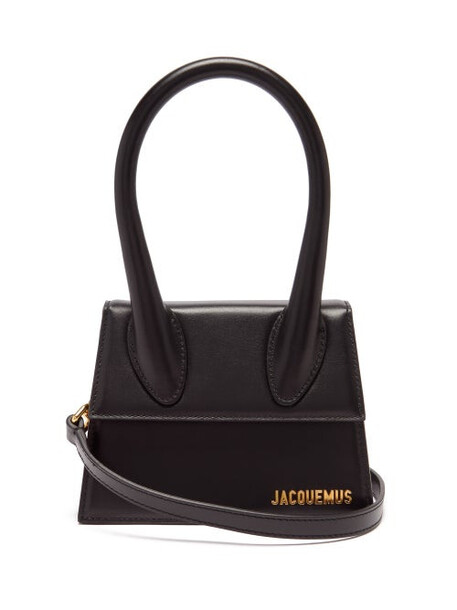 Jacquemus - Chiquito Medium Leather Bag - Womens - Black