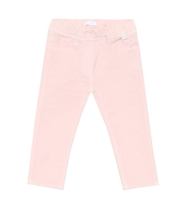 Il Gufo Baby stretch-cotton pants in pink
