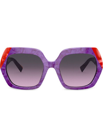 Alain Mikli oversized sunglasses in purple