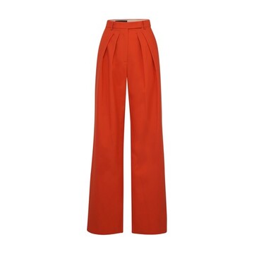 Rochas Pleated Trousers in orange