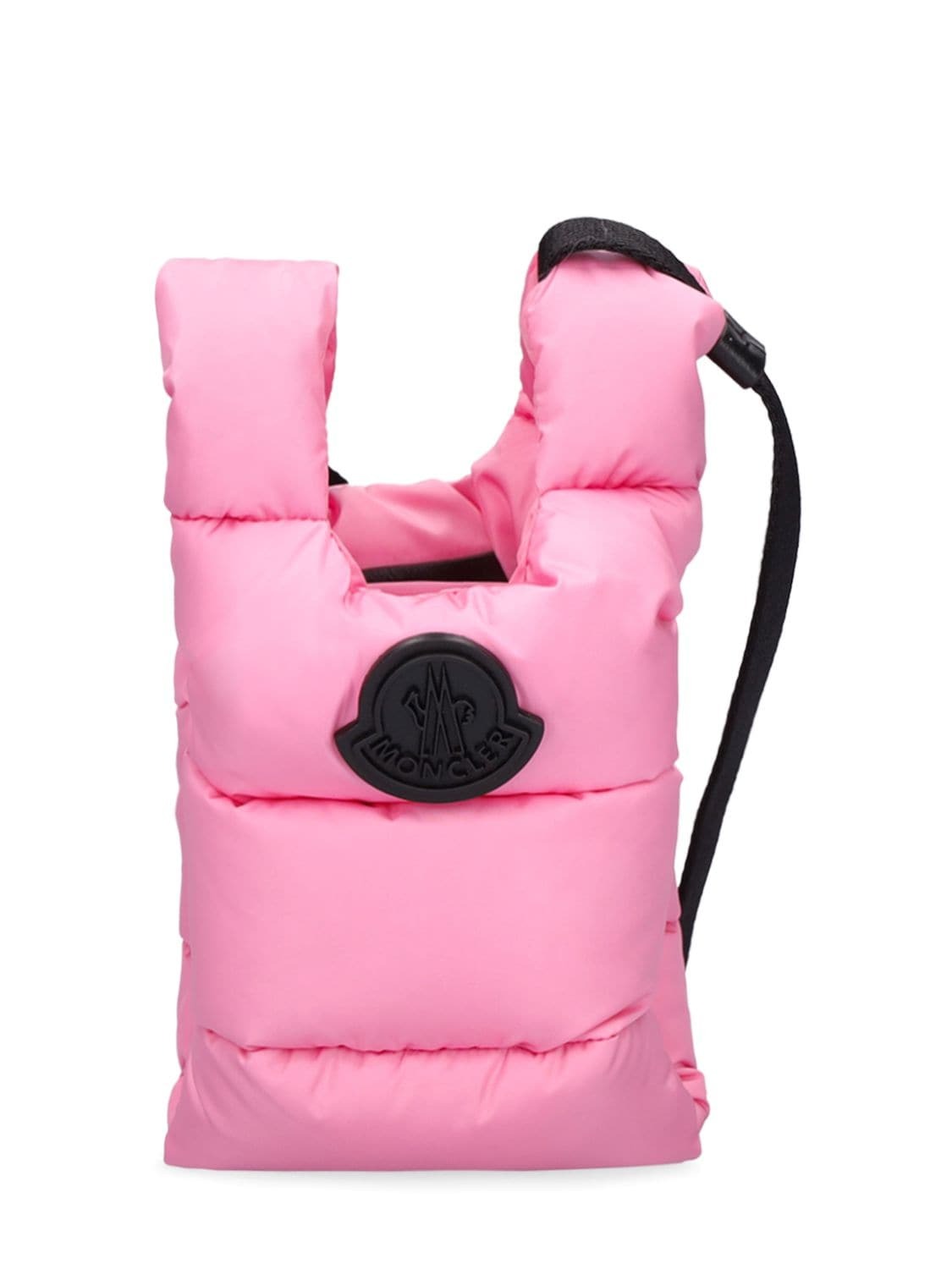 MONCLER Small Legere Nylon Shoulder Bag in pink