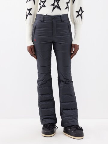 perfect moment - talia quilted down ski trousers - womens - black