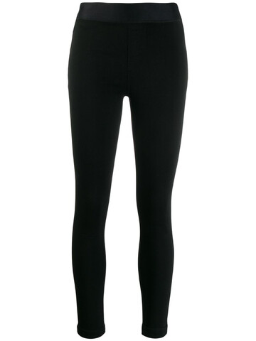 J Brand denim-style leggings in black
