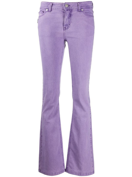 Zadig&Voltaire Eclipse flared denim jeans in purple