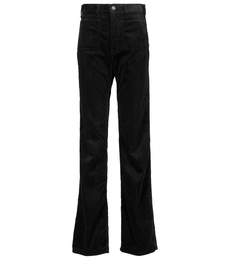 Polo Ralph Lauren High-rise corduroy pants in black