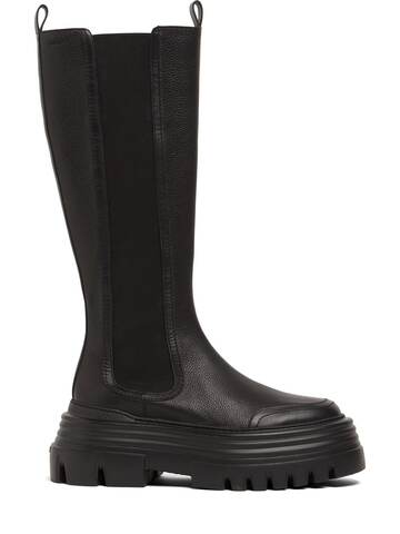 BALLY 90mm Galeen Leather Tall Boots in black