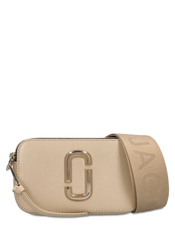 MARC JACOBS (THE) Snapshot Leather Shoulder Bag in khaki