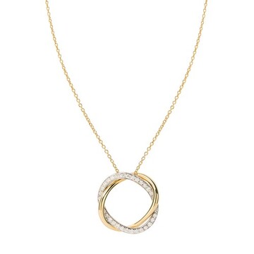 Poiray Tresse necklace in gold
