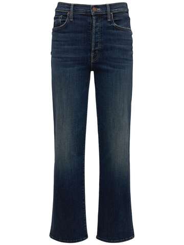 MOTHER The Rambler Cotton Blend Jeans in blue