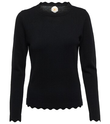 Jardin des Orangers Wool and cashmere sweater in black