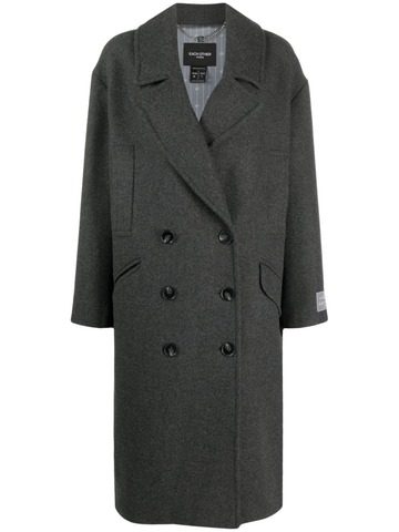 each x other tailored double-breasted coat - grey