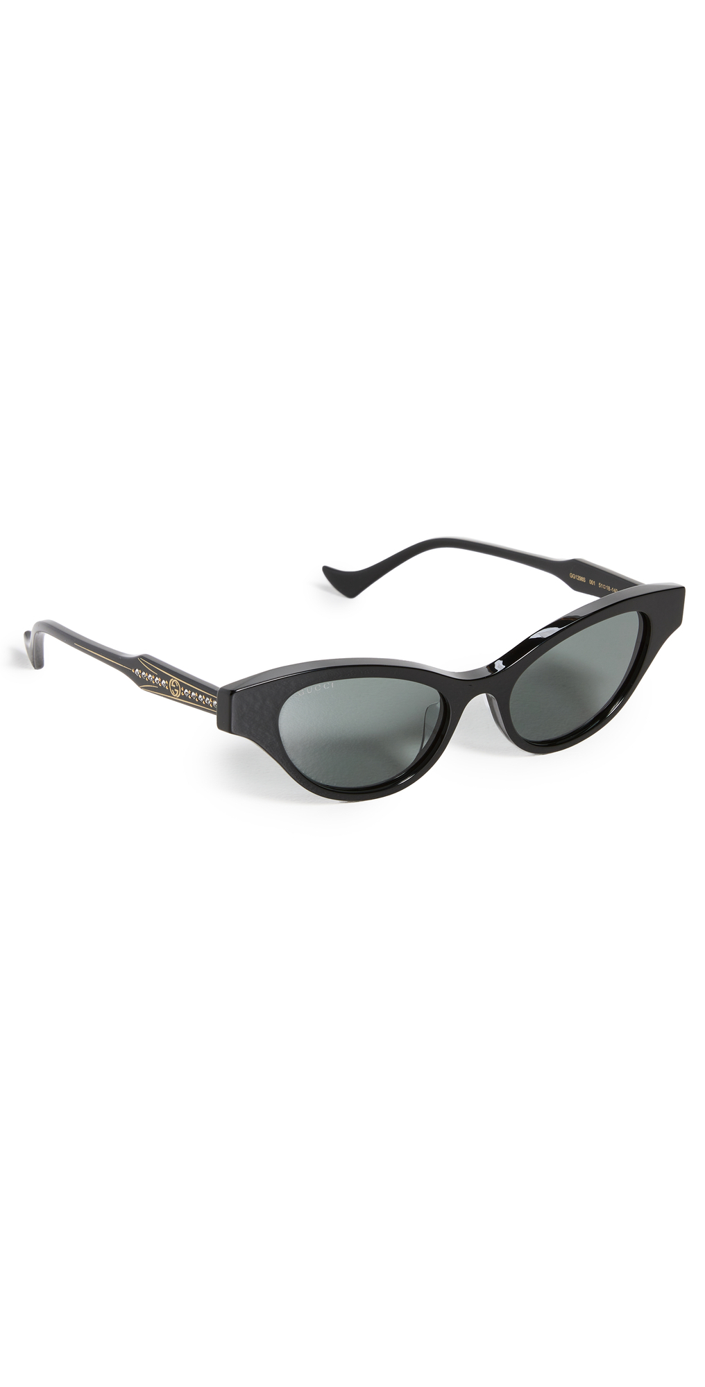Gucci Narrow Winged Cat Eye Sunglasses