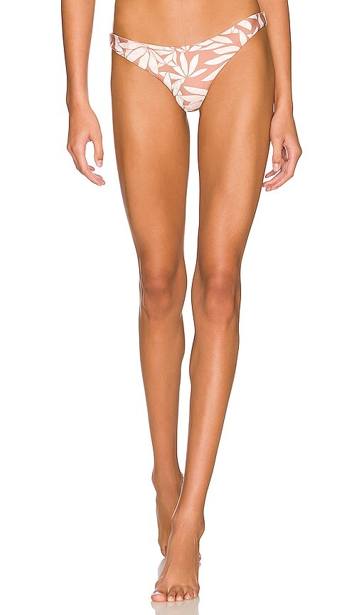 AMUSE SOCIETY Layla Bikini Bottom in Tan