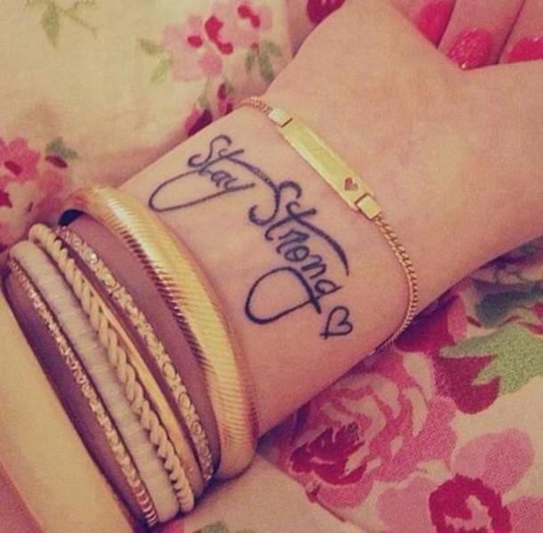jewels gold cute amazing heart tattoo girly chain gold chain bracelets lovely