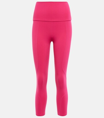 live the process geometric high-rise leggings in pink