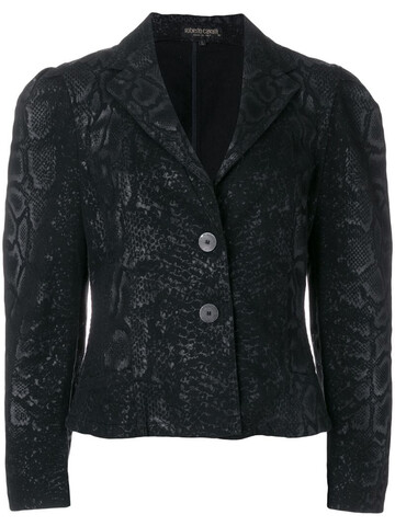 A.N.G.E.L.O. Vintage Cult snake print jacket in black