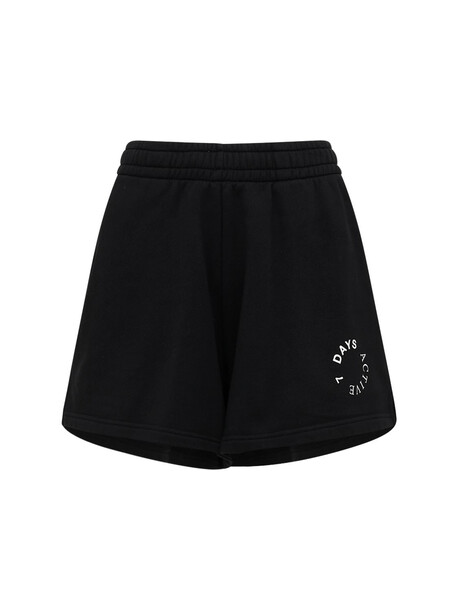 7 DAYS ACTIVE Cotton Shorts in black