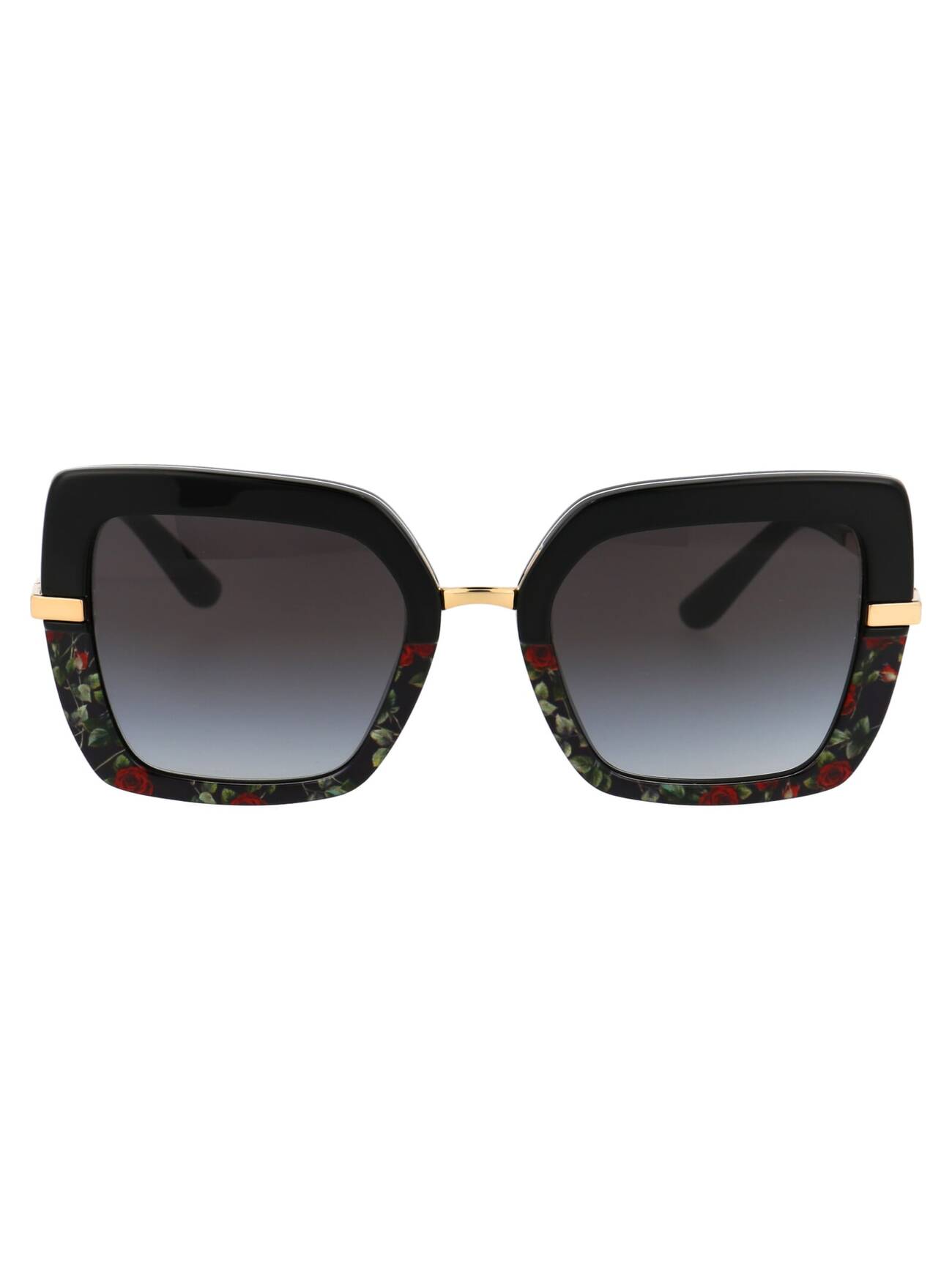 Dolce & Gabbana Eyewear 0dg4373 Sunglasses in black / grey / rose / red