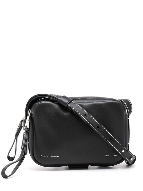 Proenza Schouler White Label double-zip camera bag - Black