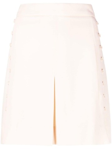 See by Chloé See by Chloé button-detail mini skirt - Neutrals