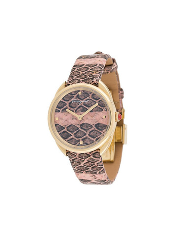 Salvatore Ferragamo Watches Cuir 30mm watch in pink