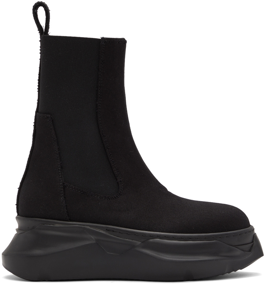 Rick Owens Drkshdw Black Beatle Abstract Boots