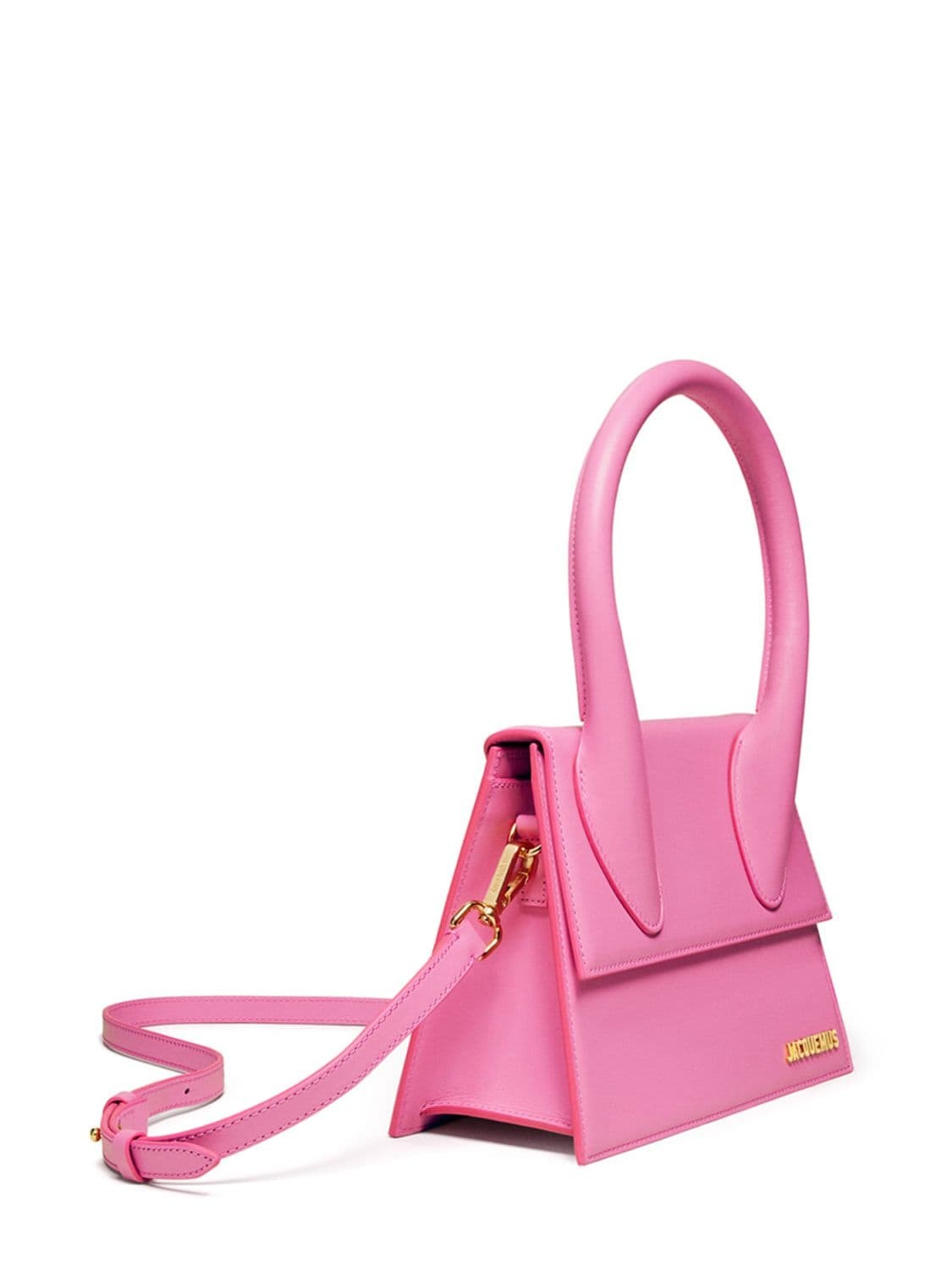 JACQUEMUS Le Grand Chiquito Top Handle Bag in pink